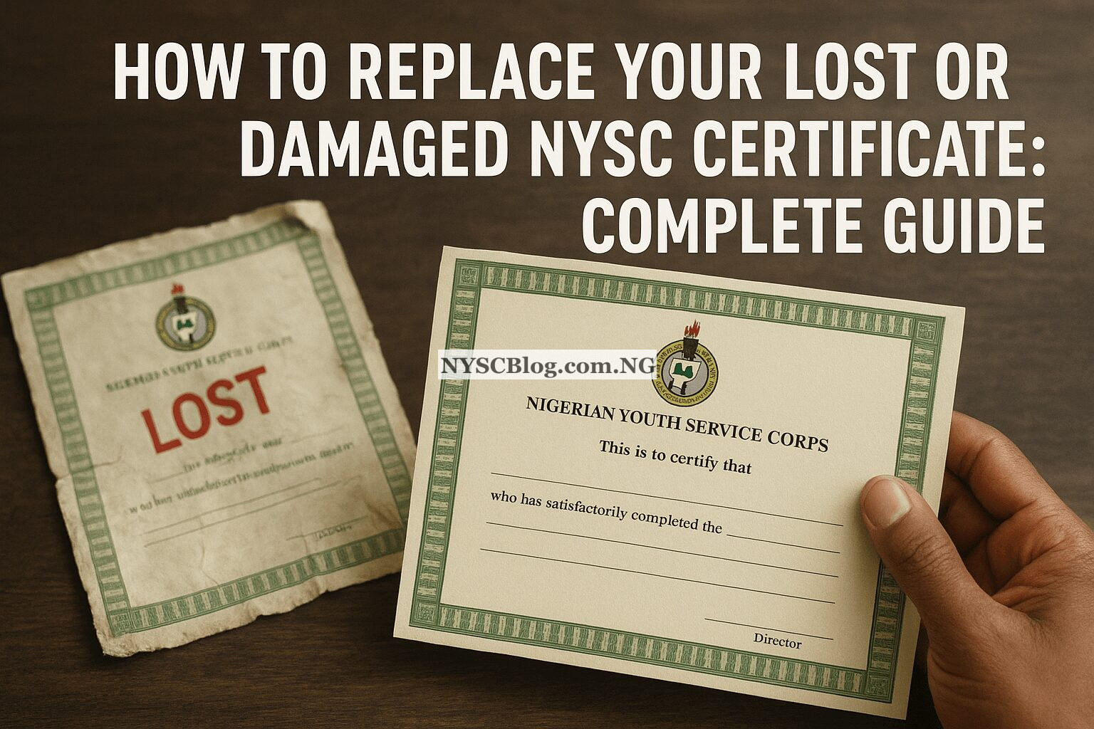 How to Replace Your Lost or Damaged NYSC Certificate: Complete Guide