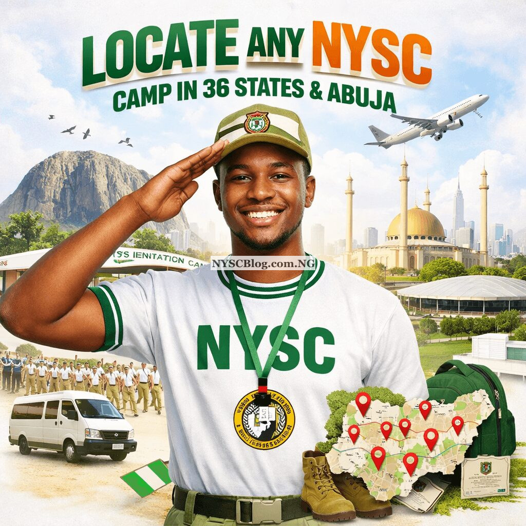 Here is How to Locate Any NYSC Orientation Camp in All 36 States And Abuja Here is How to Locate Any NYSC Orientation Camp in All 36 States And Abuja