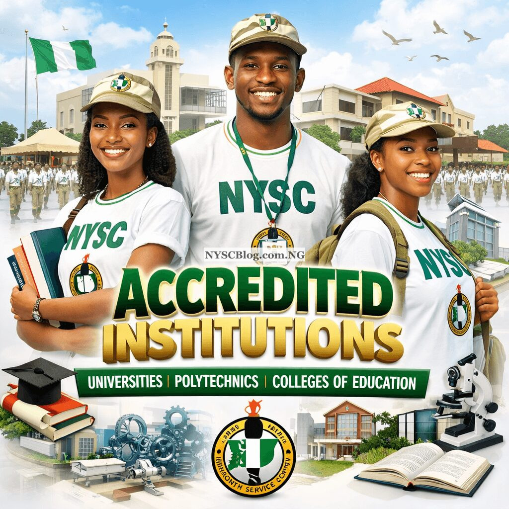 NYSC Approved Institutions That Can Produce Corp Members Accredited Universities, Polytechnics, and Colleges of Education