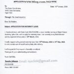 PDF Sample How to write NYSC Maternity Leave PDF Sample Included How to write NYSC Maternity Leave