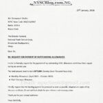 Sample PDF Unpaid NYSC Allowances Letter How to Write it Sample PDF Unpaid NYSC Allowances Letter How to Write it